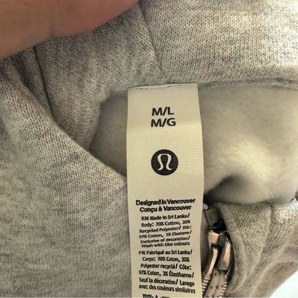 Nwt Lululemon scuba oversized Half zip long hoodie - Picture 8 of 11